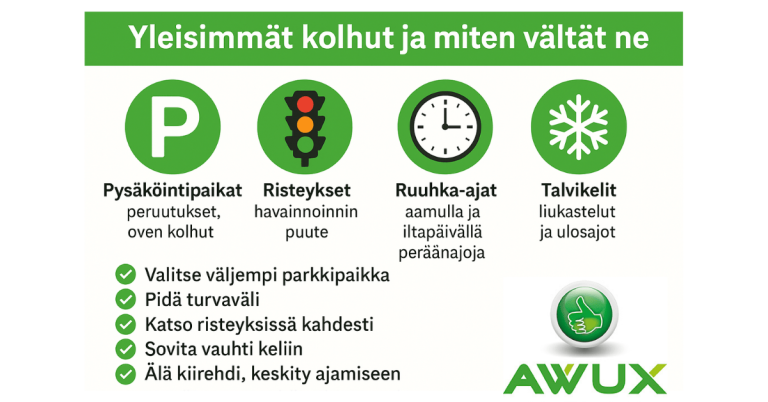 Vältä kolhut - vinkit